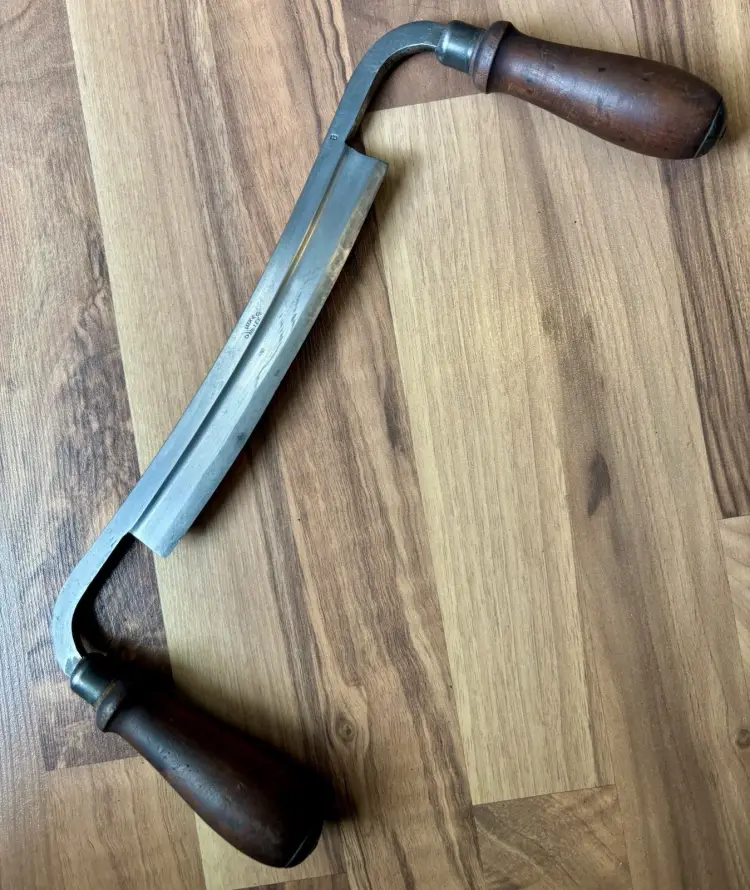 Vintage G.I. Mix & Co. No. I. EX. 8" Heavy Timber Framing Draw Knife