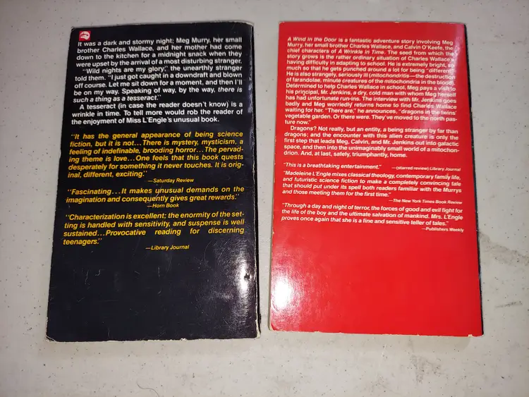 A Wrinkle in Time & A Wind in the Door Madeleine L'Engle PB