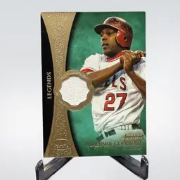 Vladimir Guerrero 2019 Topps Tier One #T1LR-VG Legends Relics Green /175 Los Angeles Angels