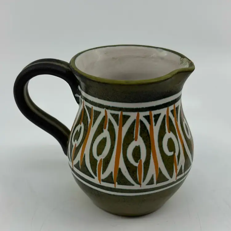 Mid Century Holt Howard Italian Import Pottery Creamer Signed 3.5”