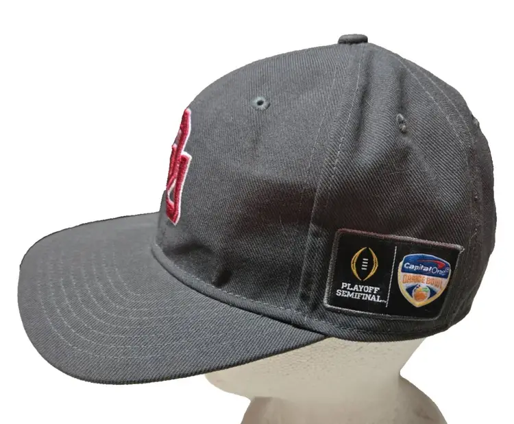Nike Anthracite Oklahoma Sooners 2015 Capitol One Orange Bowl Playoff Hat Cap
