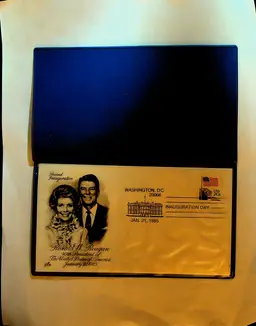 Ronald Reagan Inauguration Day 1985 Postal Cover