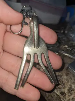 Spock inspired key chain
