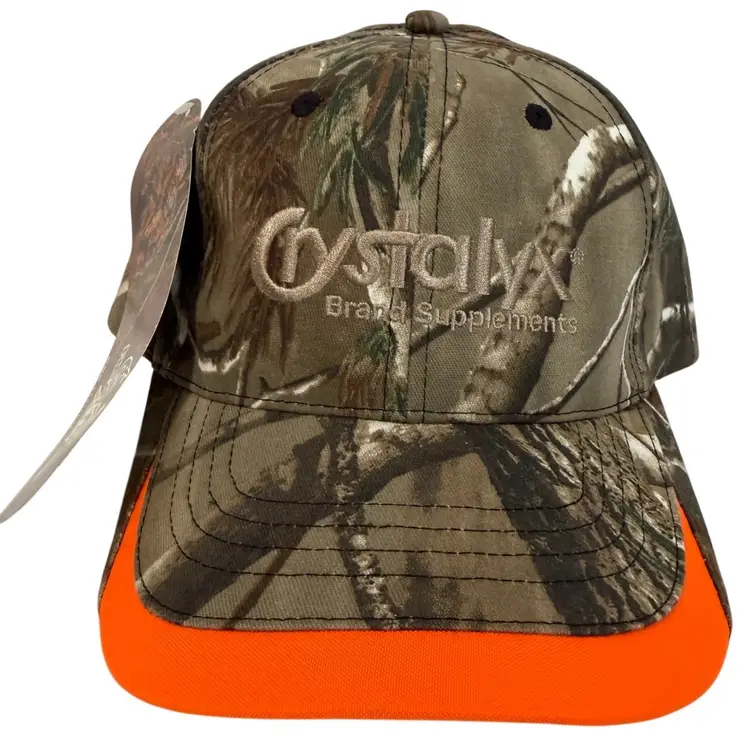 Crystalalyx Supplements Cow Farm Advertising Adjustable Hat  by Realtree Camo