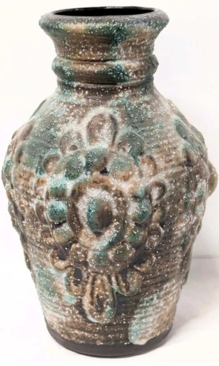 Vintage Signed CARSTENS TONNIESHOF West Germany Vase, #7395-25, 10" Tall, No Chips or Cracks