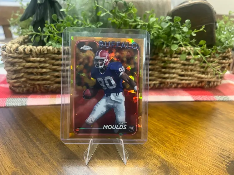 2024 Topps Chrome Eric Moulds Gold Ice 39/50!