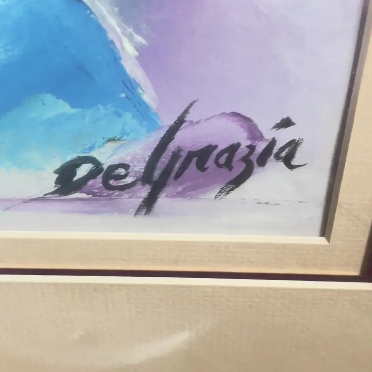 Flower Girl Wall Art Lithograph  Signed By  Ted DeGrazia USANumbered  1/1 1979Collectible Southwest Indigenous GirlWatercolor