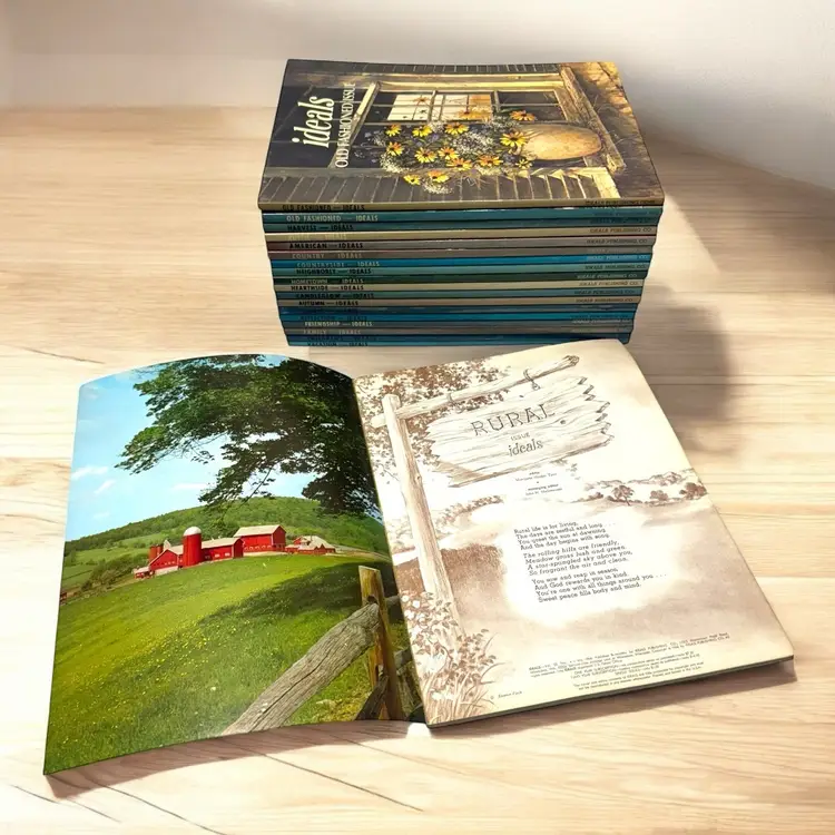 Lot of 19 Vintage 60s-70s Ideals Magazines Americana Editions.