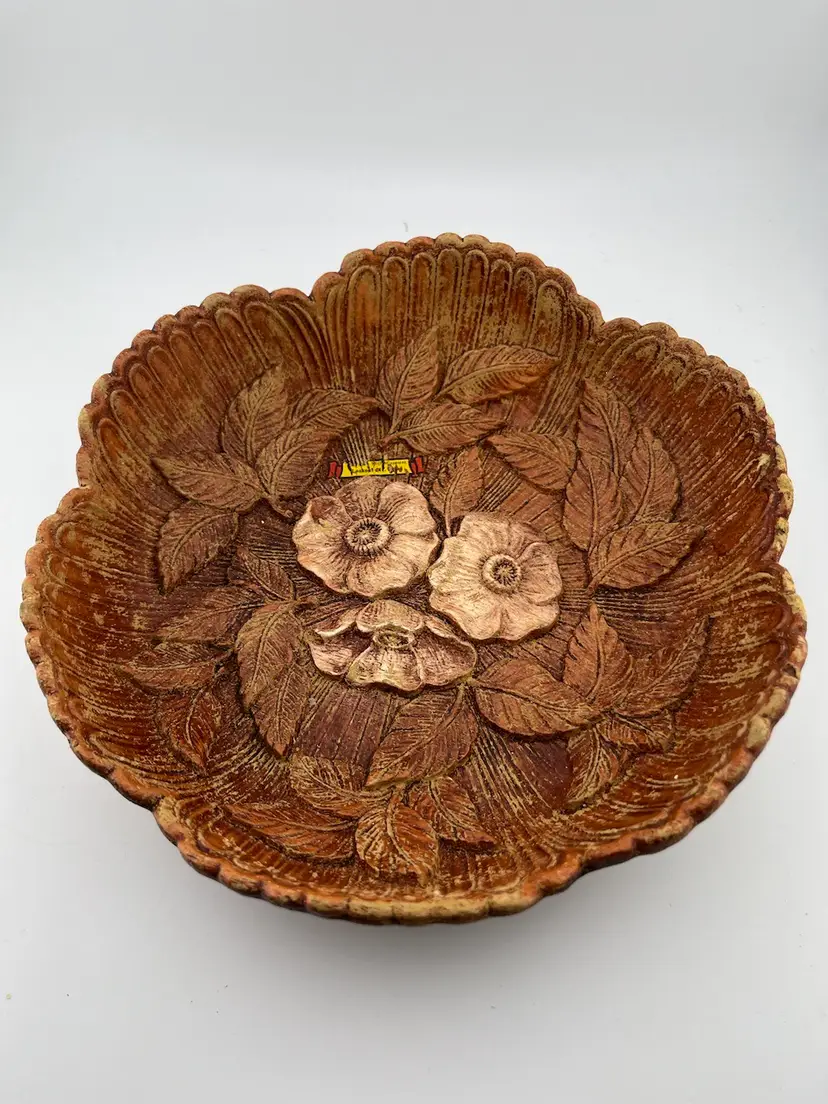 1951 Multi Products Floral Pressed Bowl