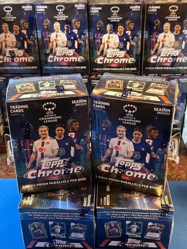 Half Case 2022/23 UEFA Topps Chrome Blaster Break