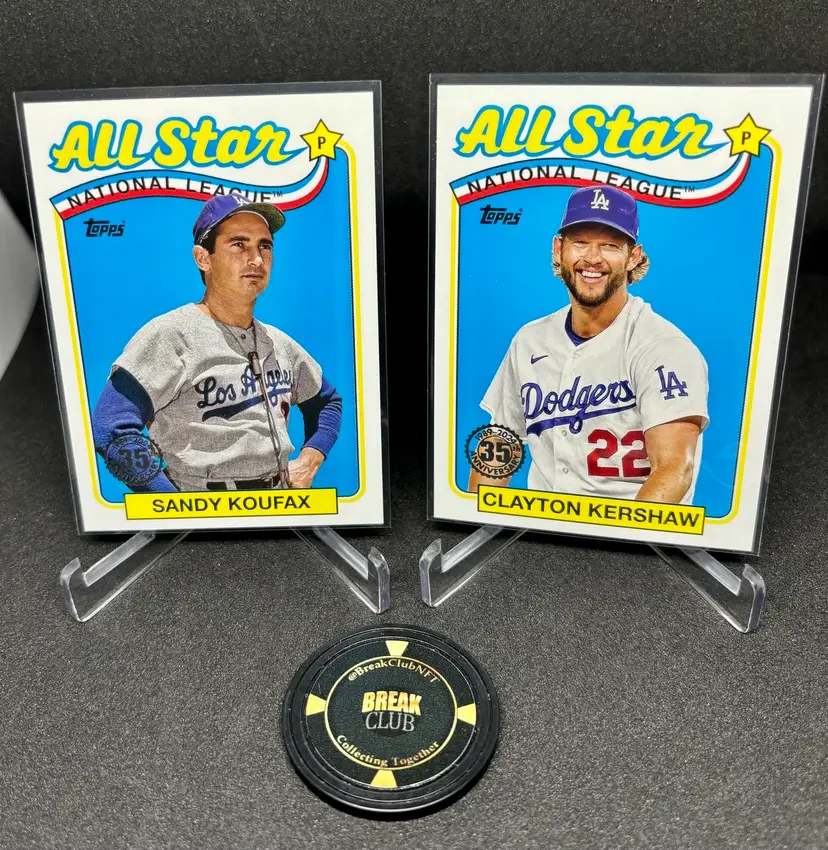 Los Angeles Dodgers - Lefty Legends 1989 All Star 2 Card Lot - 2024 Topps Series 2