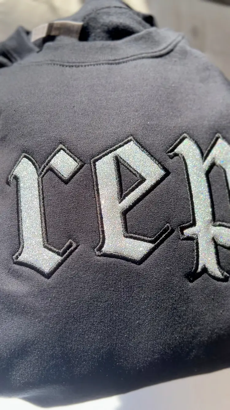 Reputation Embroidered Sweatshirt, Taylor, Swiftie, Gift, Rep, Merch, Glitter, Crewneck