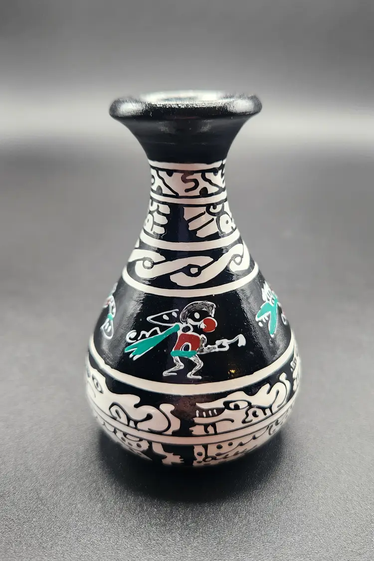 Mini Folk Art Vase