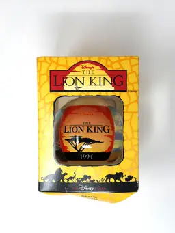 Lion King Glass Ornament 3.5” 1994 Disney Store Edition