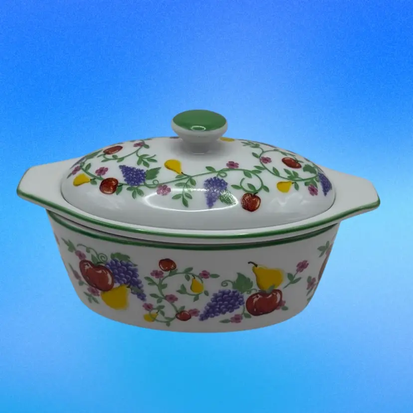 Ceramic Butter Boat By Cook Street, 5-1/2” Wide x 3” High