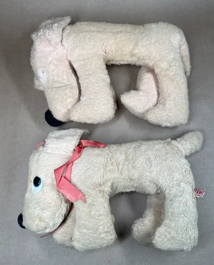 Vintage Bantam + Whimpy Artistic Toy Co Plush Hound Dog Floppy Ears Puppy Toys