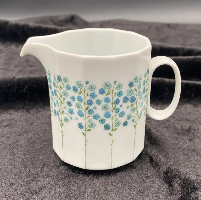 Vintage Rosenthal Porcelain - Continental, Polygon Creamer, Rhodos Pattern