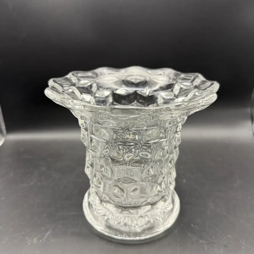 Fostoria American Clear Glass Flared Tim Vase