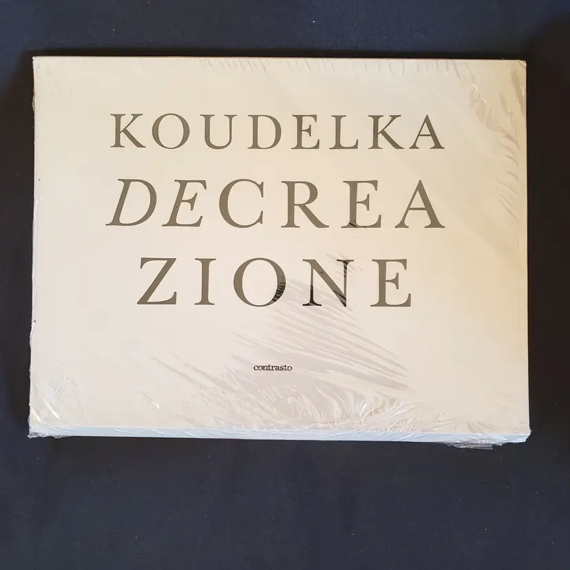 Josef KOUDELKA DECREAZIONE Roma Contrasto 2013 Cardboard Slipcase Shrinkwraped