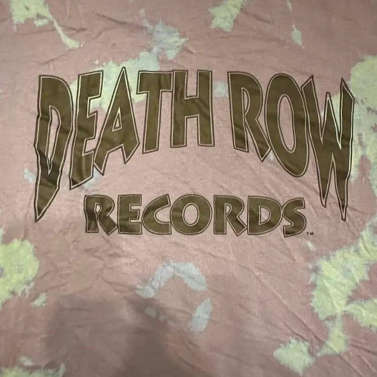 Death Row Records Tie Dyed T-shirt XL
