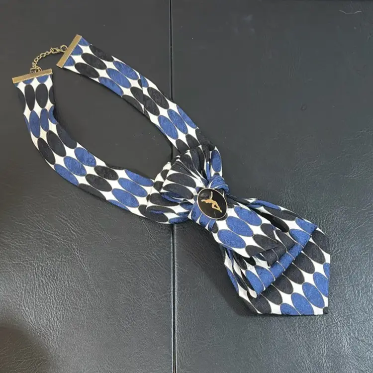 Custom Handmade Statement Necklace – Created From Upcycled Men’s Ties