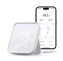 SwitchBot Hub 2 2nd Gen Work as a WiFi Thermometer Hygrometer, IR Remote Control