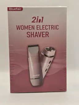 Bluefair 2-in-1 Women’s Electric Shaver & Bikini Trimmer – Dual Head, Waterproof