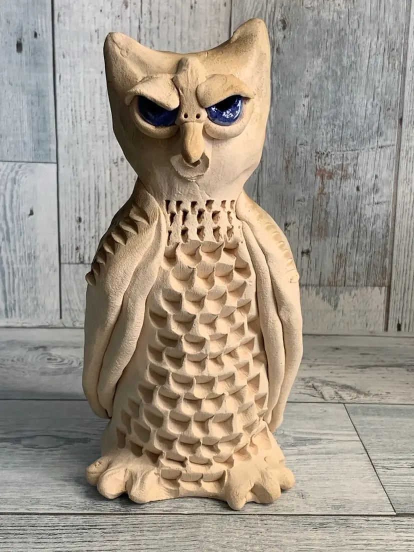Original Boyd Clay Owl Signed