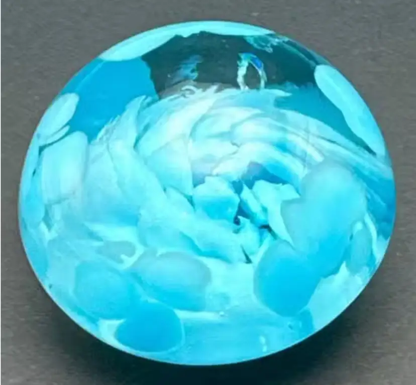 Beautiful Vintage Signed Joe St. Clair Light Blue Floral