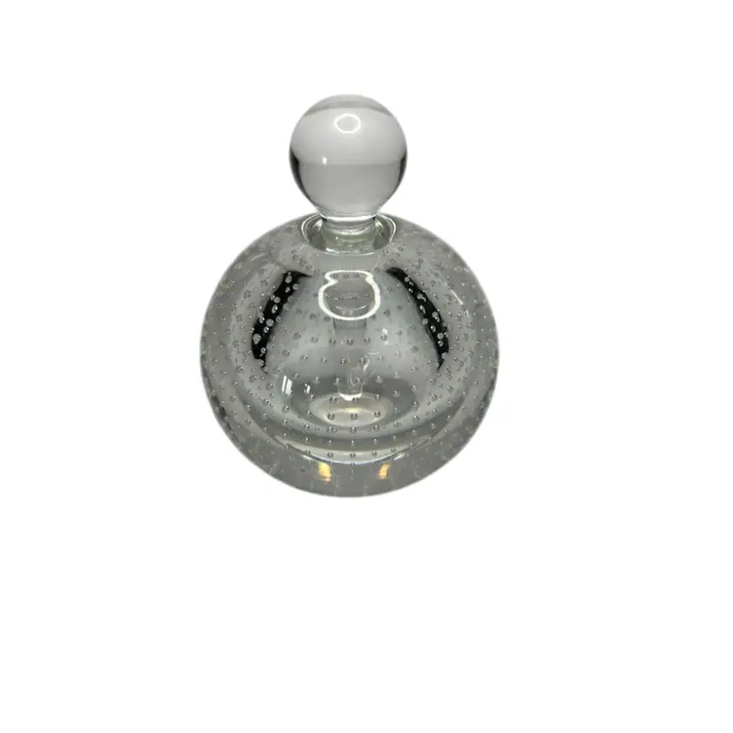 Vintage Controlled Bubble Perfume Bottle 
@ 3” Tall Stopper And Bottle Numbered 98