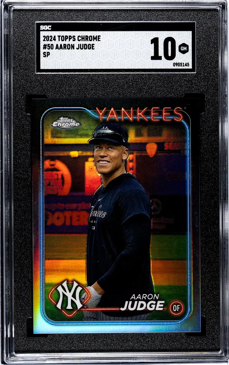 2024 Topps Chrome #50 Aaron Judge SP SGC 10 GM