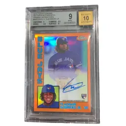 2019 Topps Chrome 84’ Topps Autograph Orange Refractor /25 Vladimir Guerrero Jr