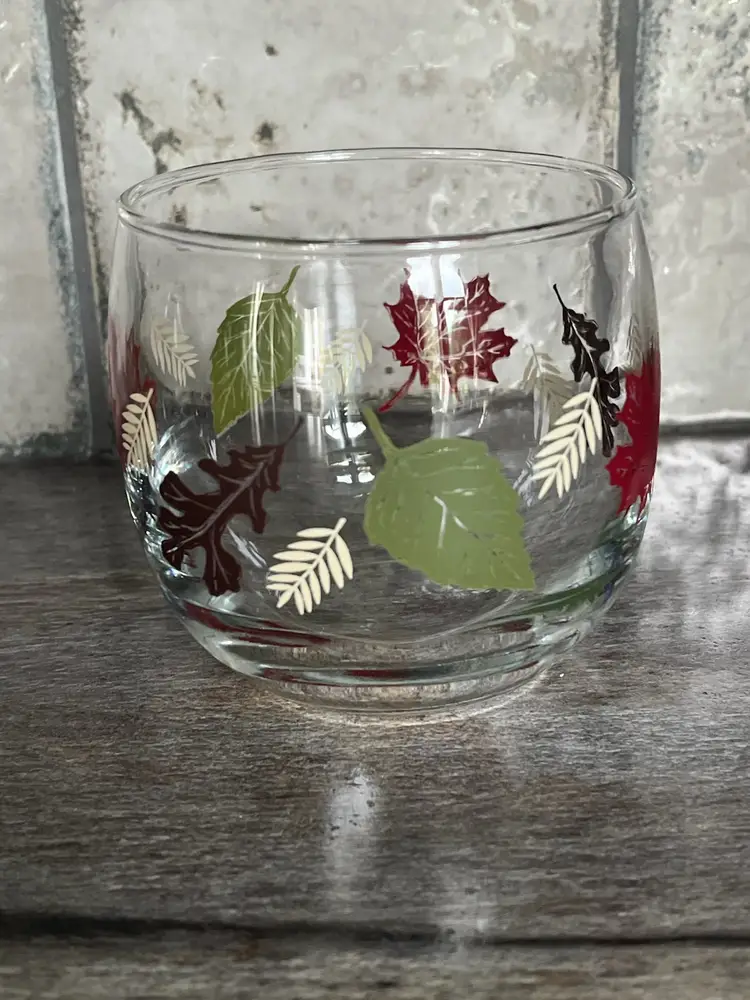 Autumn Leaf Glasses Set of 6