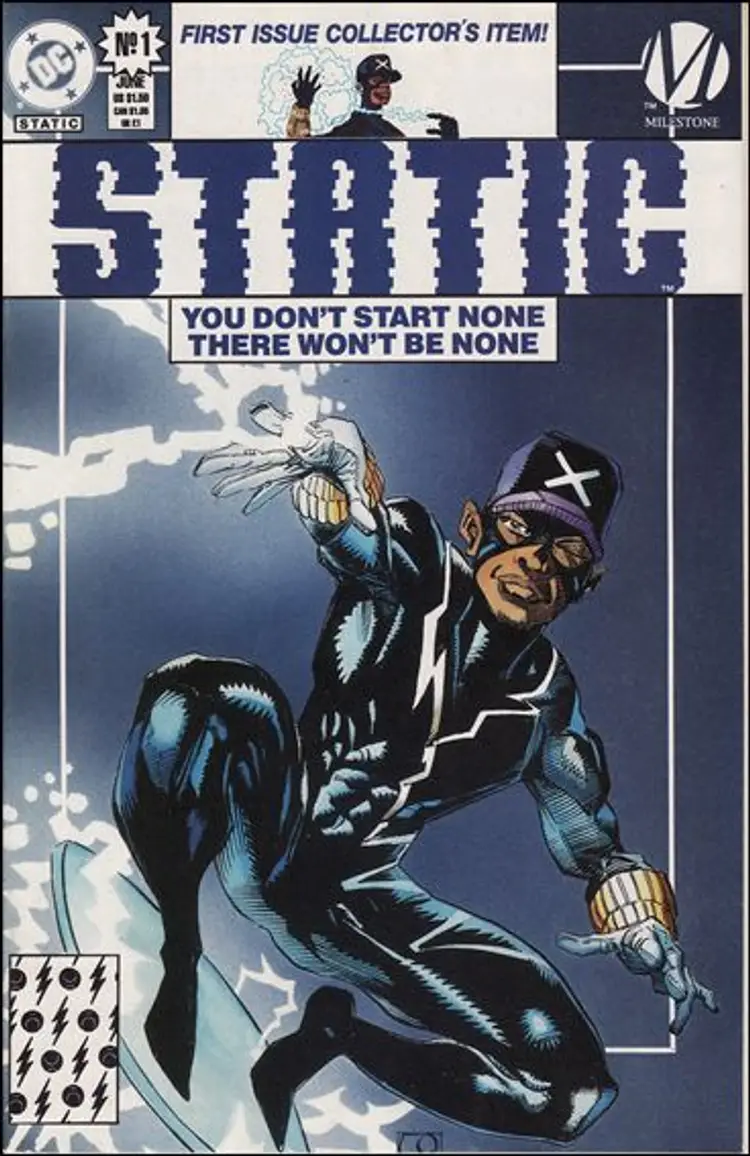 Static # 1 Milestone DC Comics Standard Edition