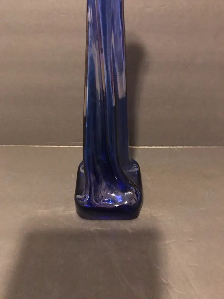 Plant Twisted  Base Extra Large-Spanish  Vase Cobalt Blue 16”