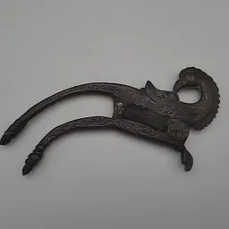 Vintage Original Bronze Peacock Bird Shaped Fine Betel Supari Nut Cracker