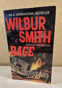 Wilbur Smith Rage Paperback Book