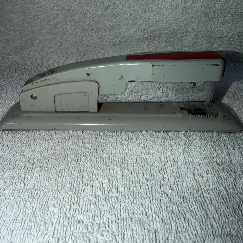 Vintage Mid Century Deco Industrial Swingline 400 Metal Stapler Tested/Works