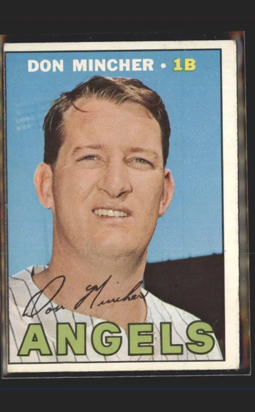 1967 Topps #312 Don Mincher - (137) - California Angels