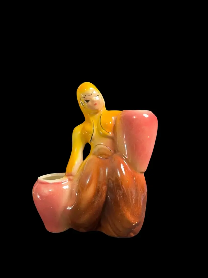 Harem Girl w/ Two Pots-Double Planter-Lot 56