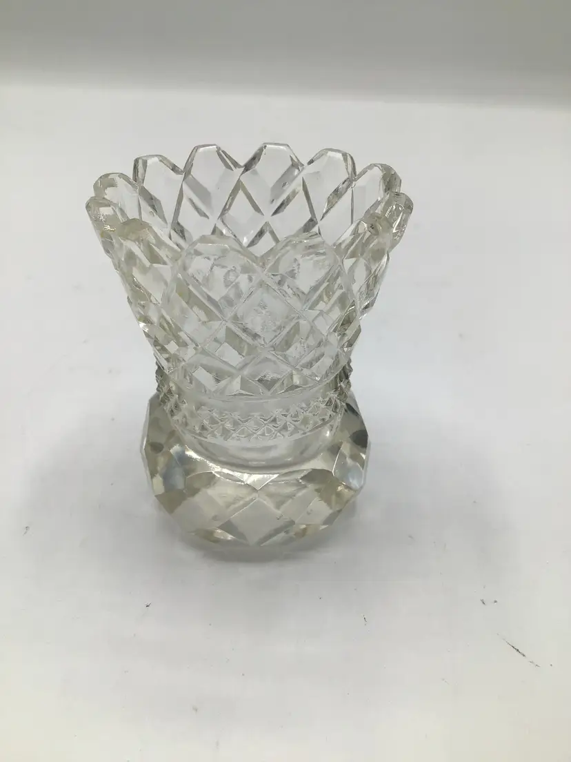 Lead Crystal Toothpick Holder