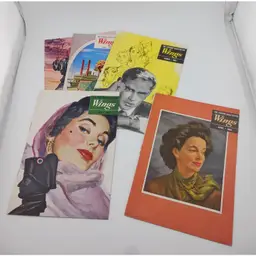 Vintage set of 5 - Wings Booklets - A Literary Guide Review