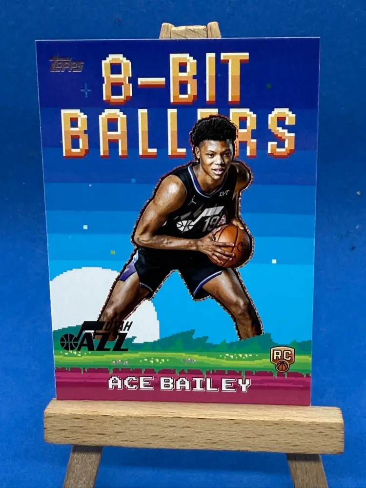 2025-26 Topps Ace Bailey RC 8-Bit Ballers 8B-35 Utah Jazz A88
