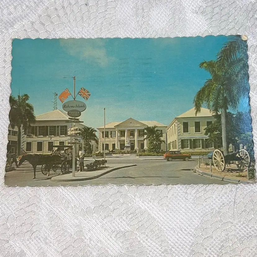 Vintage Nassau Bahamas Postcard