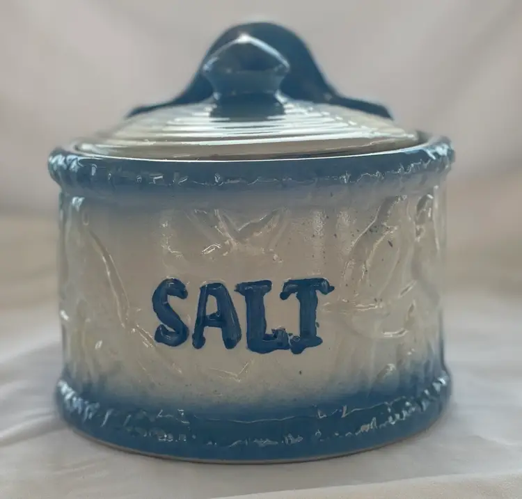 Vintage Salt Cellar Farmhouse Styling