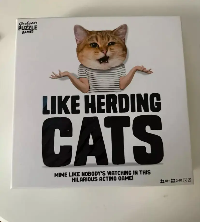 Professor Puzzle | Like Herding Cats | Board Game | Ages 10+