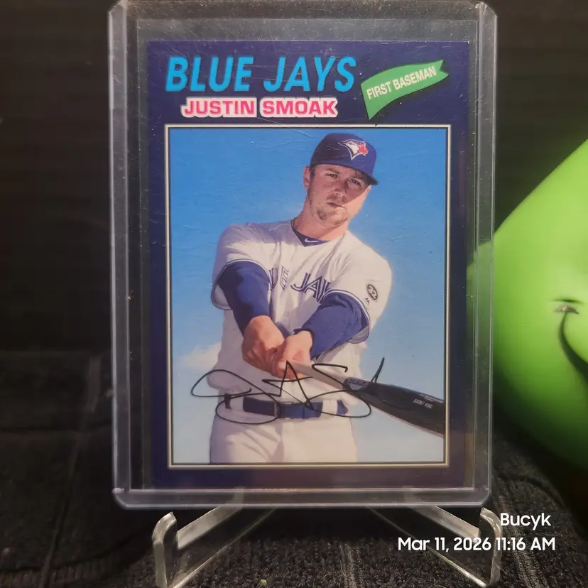 2018 Topps Archives Blue - Justin Smoak Toronto Blue Jays 33/175
