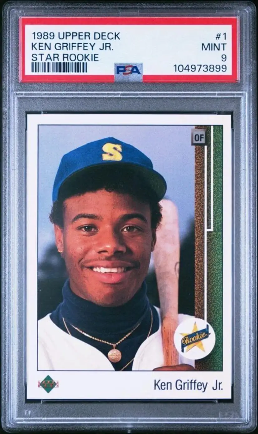 1989 Upper Deck Ken Griffey Jr. Star Rookie Card PSA 9