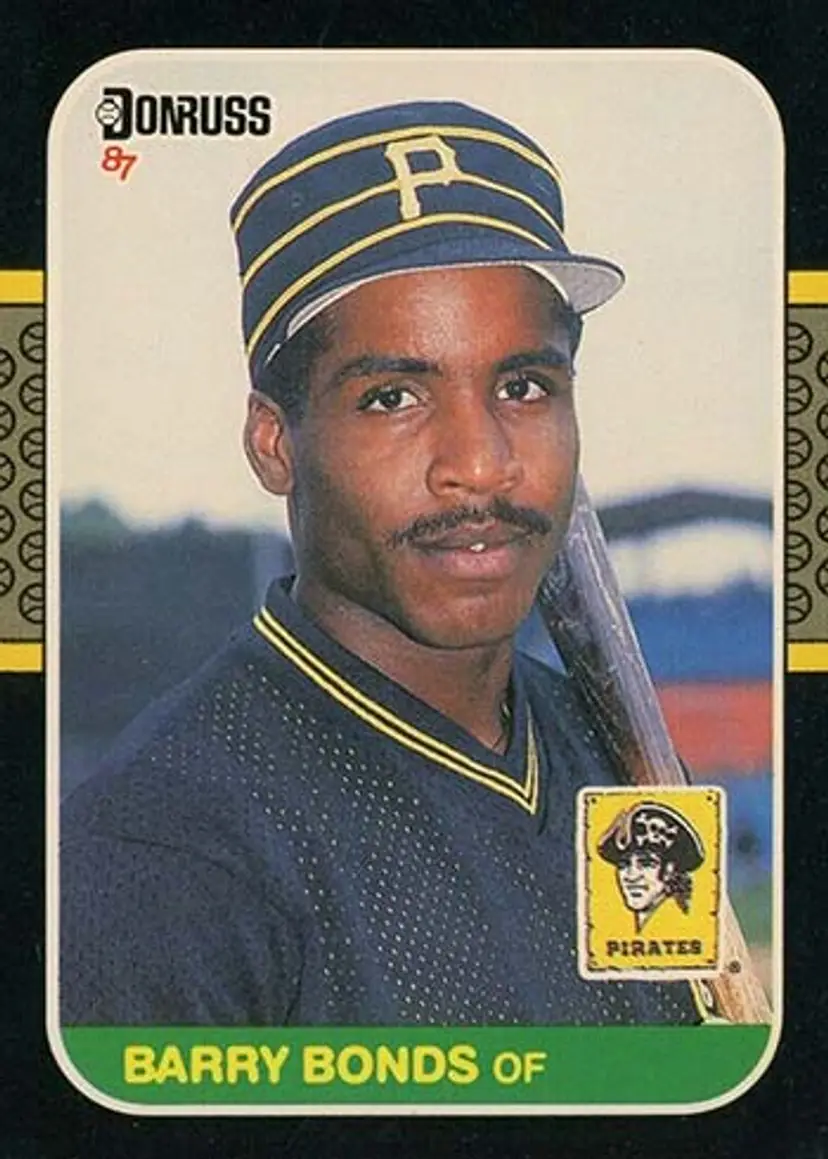 1987 Donruss Barry Bonds Pirates Card