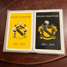 William Shakespeare Double Deck Card Set